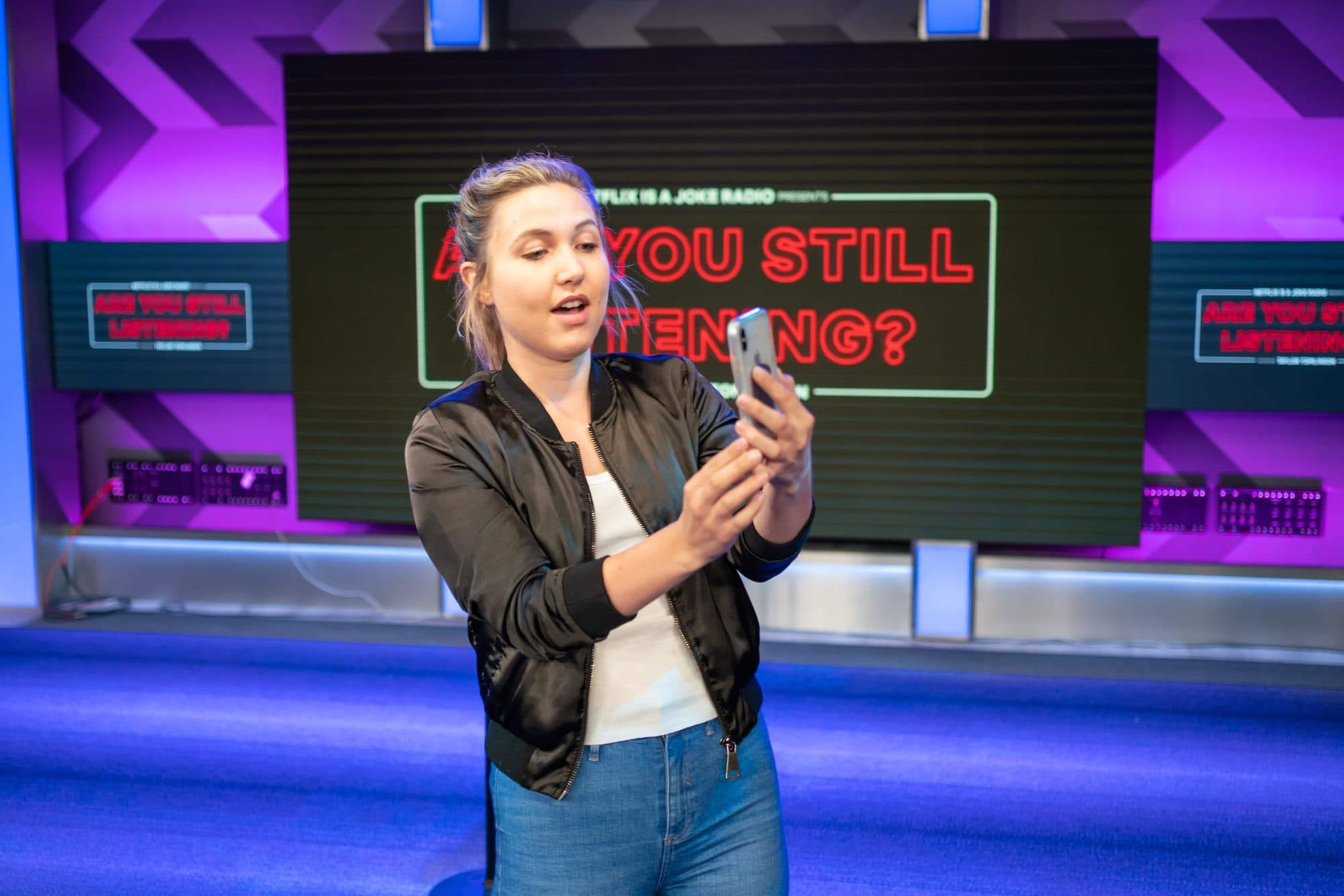 Taylor Tomlinson on the Are You Still Listening? set
